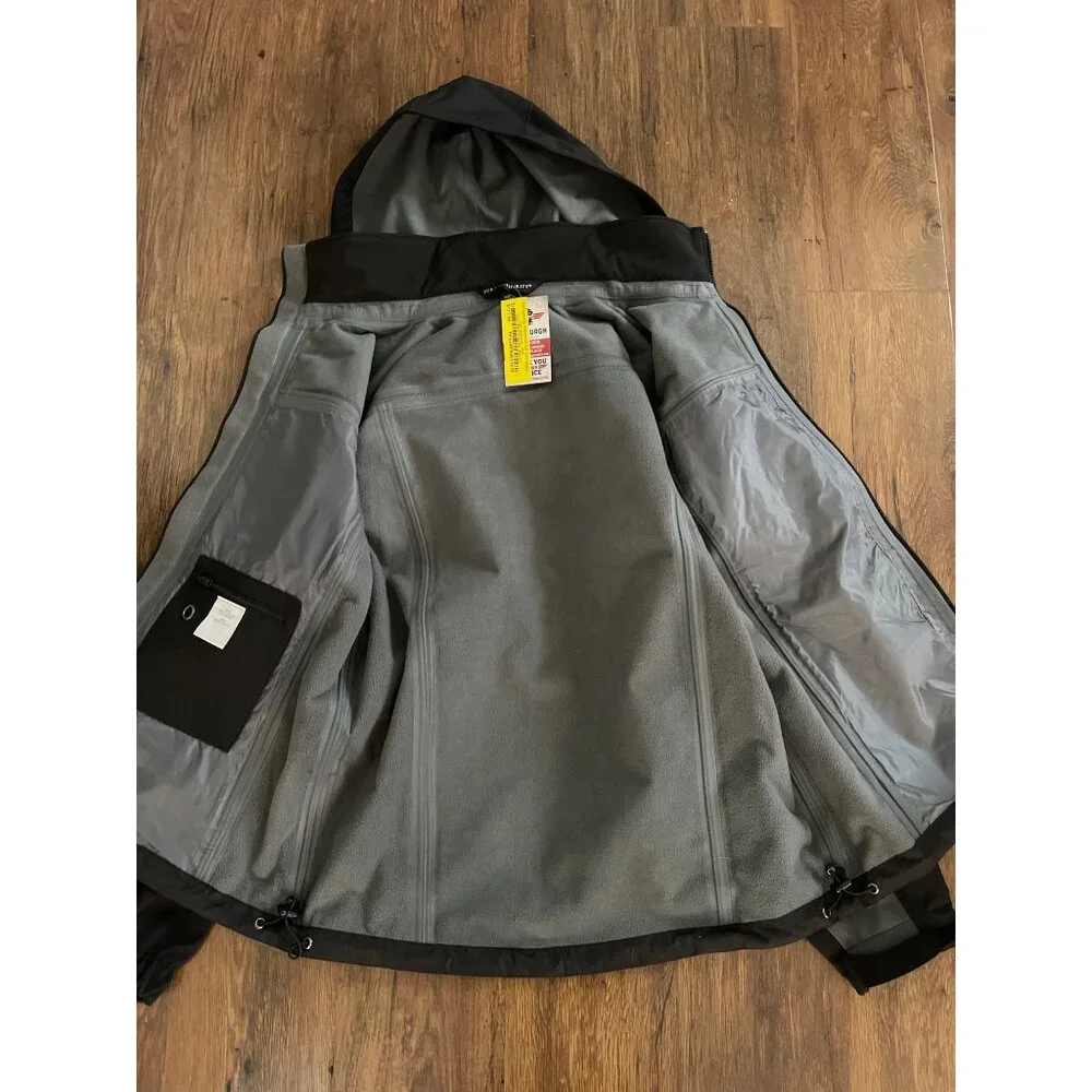 NWT Port Authority J798 Waterproof Soft Shell Jacket Mens XS Black